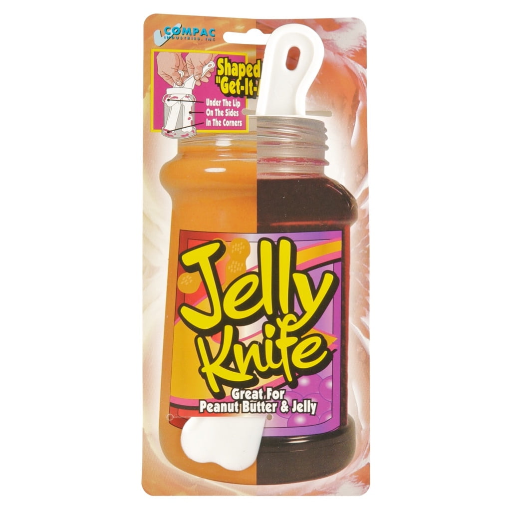 Compac Jelly Knife Spreader Plastic Knife for Peanut Butter and Jelly