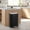 30L Black, variant on Bathroom Trash Can,3.2 Gallon / 12 Liter Stainless Steel Garbage Can with Lid,Small Rectangular Step Waste Bin with Foot Pedal & Removable Inner Bucket for Kitchen Home Office Bedroom Living Room