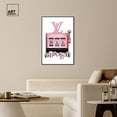 thumbnail image 3 of Luxury Pink Slots Coins Canvas Coquette Trendy Art by Art Remedy, Black Frame, 30" x 45", 3 of 7