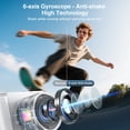 thumbnail image 6 of 5K Digital Camera, 64MP Vlogging Camera for YouTube with 6X Optical Zoom, Autofocus & Anti-Shake, Dual-Lens, 64GB Card & Flash, 2 Batteries（White）, 6 of 6