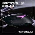 thumbnail image 4 of Logitech G502 X PLUS LIGHTSPEED Wireless RGB Gaming Mouse - Optical mouse with LIGHTFORCE hybrid switches, LIGHTSYNC RGB, HERO 25K gaming sensor, compatible with PC - macOS/Windows, 4 of 12