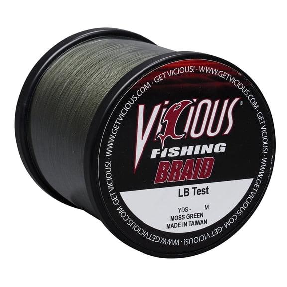 Vicious Standard Green Braid - 10 Lb Test