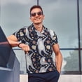 thumbnail image 4 of Fotbe Sloths Dancing Camiseta Polo de Golf para Hombre con Estampado – Camisa Deportiva Transpirable con Cuello Abotonado-X-Large, 4 of 6