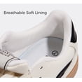 thumbnail image 4 of LUCKY STEP Womens Classic Retro Sneakers Non Slip Fashion Casual Shoes,Black&Beige&Grey, 4 of 10