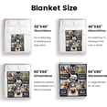 thumbnail image 5 of AISENIN Personalized Photo Collage for Dog Blanket Custom Blankets with Picture Text Personalized Photo Collage Blanket for Lovely Dog Puppy Lovers, 5 of 6