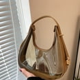 thumbnail image 1 of Sac Fourre-Tout de Plage pour Femmes à Fermeture Éclair en PVC Transparent Clair Sac pour Téléphone Sac à Main pour Filles, 1 of 9