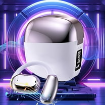 AI Language Translation Earbuds, 3-in-1 Translator Earbuds Real-Time Ai Headphones 144-Languages Translation, Fit iOS and Android, Ifor Travel Business Learning (Purple)