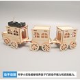 thumbnail image 2 of Diy Wooden Train Toy For Kids 3d Wood Model Train Kit Educational Stem Building Set Unpainted Wood Craft Model For Birthday And Creative Play, 2 of 5