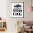 thumbnail image 3 of Historic Framed Print, Escorial. Estatuas de los profetas en el patio de los Reyes.J. Laurent. Madrid., 17-7/8" x 21-7/8", 3 of 9