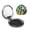 Round Shape, variant on Rubber Duck Colorful Cartoon Portable Double-Sided Face Mirror Square, Magnifying Compact Pocket Mirror with PU Leather Cover