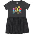 thumbnail image 3 of Inktastic Just Chillin This Summer Popsicles Girls Toddler Dress, 3 of 5