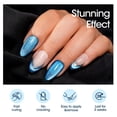 thumbnail image 4 of Gellen Cat Eye Gel Nail Polish, 18ml Gel Polish with Magnet Stick, Magnetic Shimmer Glitter Holographic Nail Polish Soak Off LED Gel for Nail Art DIY, Sea Blue, 4 of 9