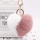 thumbnail image 1 of Love Heart Pompom Ball Plush Toy With keychain for Women Purse Bag Charm Pendant Pom Pom Round Ball5 He Qiyong unisex, 1 of 1