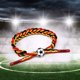 thumbnail image 5 of Pulseras de fútbol de moda Fútbol Muñequera Brazalete Brazalete Wrap Party Favors Beads 15cm-21cm jinwen  Pulsera trenzada, 5 of 8