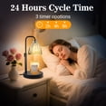 thumbnail image 7 of DAYBETTER Candle Warmer Lamp, Adjustable Height Timer Gifts Wax Warmer Lamp, Wax Melt Lights for New Home Decor(2*50W Bulbs), 7 of 7