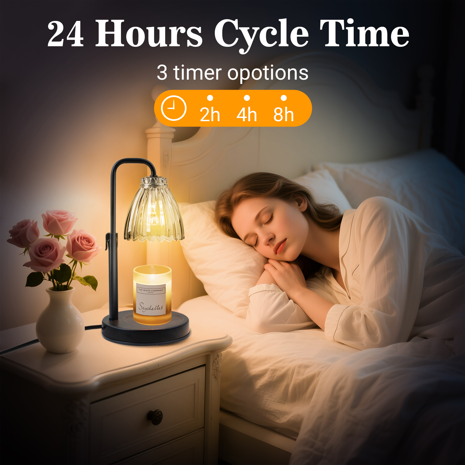 DAYBETTER Candle Warmer Lamp with Timer photo 4