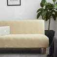thumbnail image 3 of Housse Extensible pour Canapé-Lit Sans Accoudoirs, Housse de Futon Élastique en Polyester Spandex Lavable, Housse de Canapé-Lit Pliant, Housse de Siège, 3 of 7