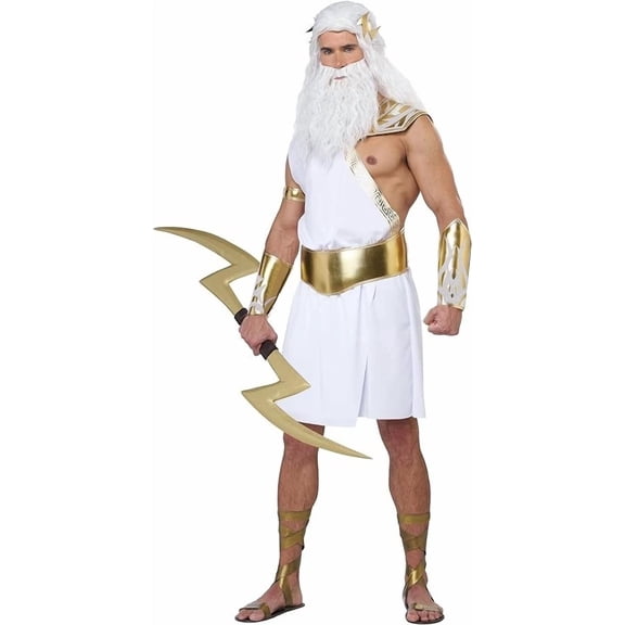 Zeus Toga God Adult Costume