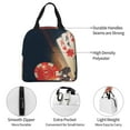 thumbnail image 3 of Yiaed Poker Chips Print Insulated Lunch Bag Reusable Cute Tote Lunch Box, Leakproof Cooler Lunch Bags for Work Office Travel School Picnic, 3 of 5