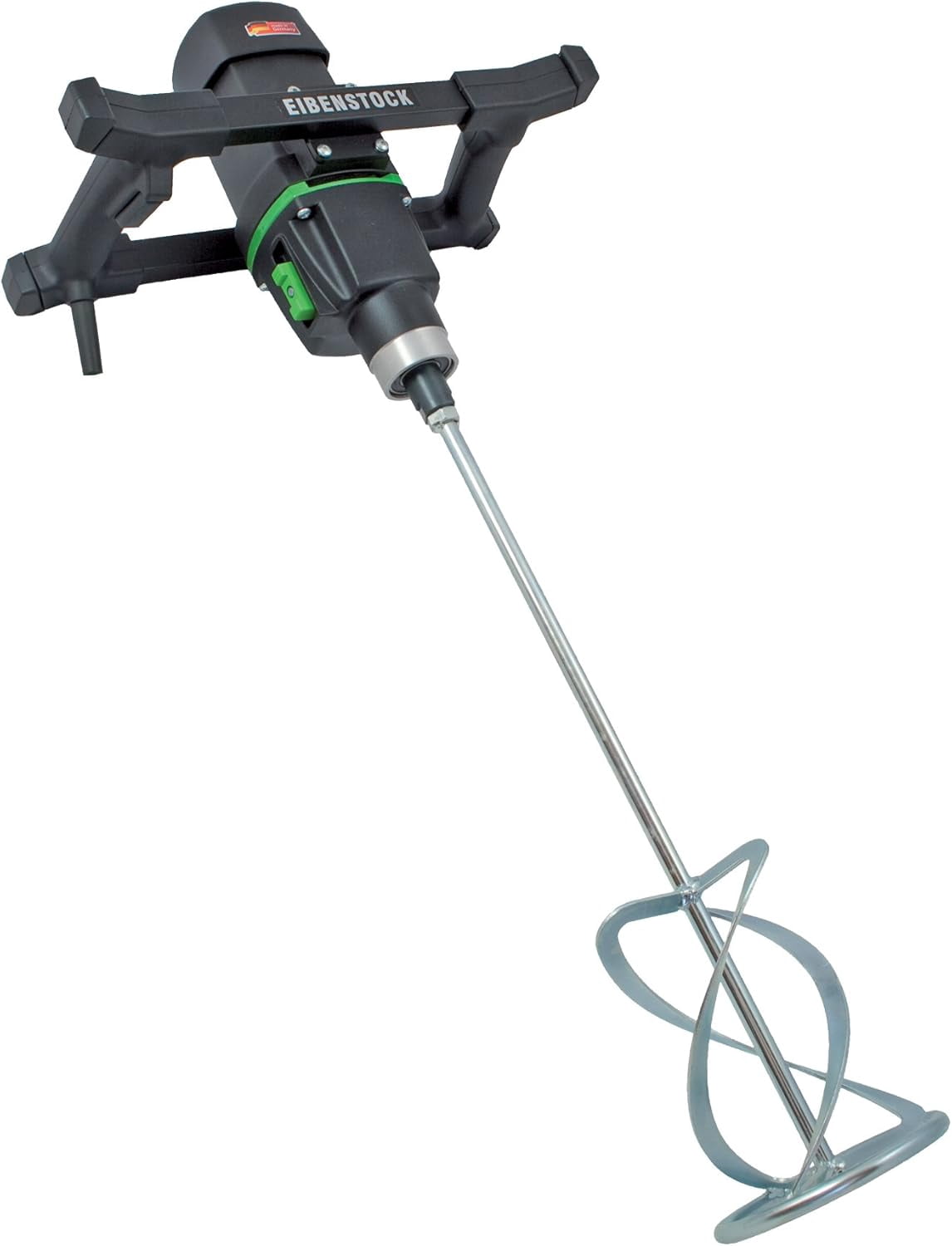 MINGZHI EHR 23/2.4 S Portable Hand-Held Electric Concrete Mixer Including MG 160 Paddle, 14.5 Amp, 110 VAC, 1,800 lb. per Hour