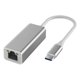 thumbnail image 1 of Type-C to Ethernet Adapter for All Kinds of Laptops Silver, 1 of 5