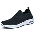 thumbnail image 5 of Men's Spring And Summer Fashion Breathable Solid Color Casual Shoes Comfortable And Light On Shoes 7.5 Black, 5 of 8