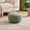 Green, variant on SEYNAR Modern Teddy Ottoman, Upholstered Tufted Sherpa Foot Stools, Round Mushroom Shape Ottoman Footstool for Living Room