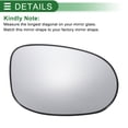 thumbnail image 2 of Reemplazo de vidrio del espejo retrovisor convexo del lado del pasajero derecho calefaccionado para Ford Ka 2008-2017, 2 of 6
