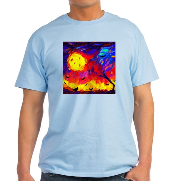CafePress - Halloween Modern Abstract Oil Painting Men's Value T Shirt - Men's Classic Graphic T-Shirt