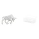 thumbnail image 1 of Estatua de toro, figura animal intrincadamente detallada, escultura de resina con cesta colgante de alambre de hierro, ideal para sala de estar, cocin, 1 of 8