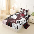 thumbnail image 2 of Erosebridal Sport Baseball Plaid Twin Sheet Sets 3pcs for Kids Boys,Ball Gamer Bedding for Teens,Ultra Soft Home Decor, 2 of 5