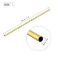 thumbnail image 2 of Uxcell Brass Tubing Seamless Straight Pipe Tube 6mm x 0.3mm x 300mm, 2 of 5