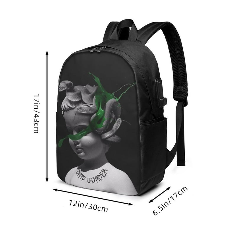 Lil Baby 4pf Backpack For Men Women Teen Water Resistant Casual Daypack Fits Laptop With Usb Charging Port 17 In Bookbag For