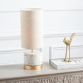 thumbnail image 2 of SAFAVIEH Laszlo 16 in. Glam Natural Concrete Table Lamp with Off-white Linen Shade, 2 of 6