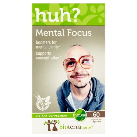 BioTerra Herbs - Huh? Mental Focus - 60 Vegetarian Capsules