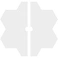thumbnail image 4 of 36"OD x 3"ID x 12 1/2"C x 1"P Daisy Architectural Grade PVC Contemporary Ceiling Medallion, Two Piece, 4 of 4