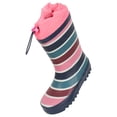 thumbnail image 1 of Mountain Warehouse - Botas de Agua Rayas Color Arco Iris para Niños/Niñas (Rosa), 1 of 7