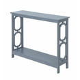 thumbnail image 2 of Convenience Concepts Omega Console Table in Gray Wood Finish, 2 of 5