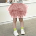 thumbnail image 2 of Zanarzt Baby Tulle Dress Baby Girl Tutu Skirt Toddler Girls Tulle Bloomers First Birthday Cake Smash Outfits Pink,5-6 Years, 2 of 8