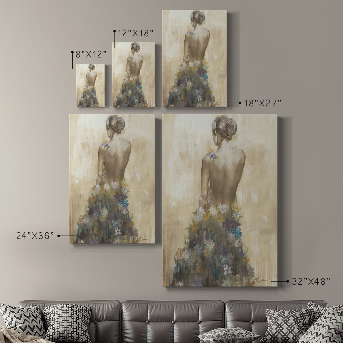 Garden Gown Premium Gallery Wrapped Canvas - Ready to Hang