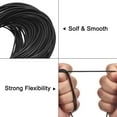 thumbnail image 3 of 11 Yards 1mm Round Leather Cord Lacing String for DIY Crafts, Black, 3 of 6