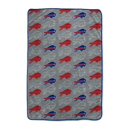 Pegasus Buffalo Bills 66" x 95" Oversized Logo Roll Ultra Cozy Blanket