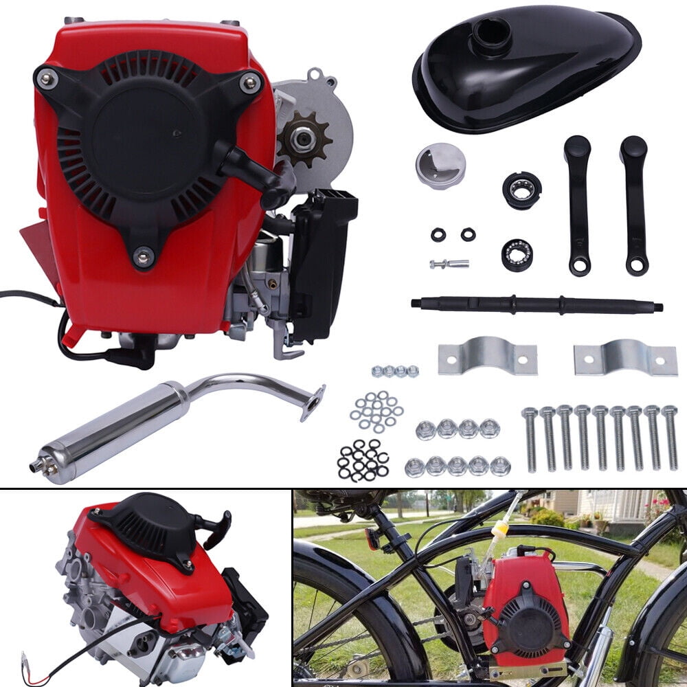 NEW 80CC 2-Stroke Gas Engine Motor Kit For Bicycle Bike H EN05+ 