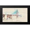 thumbnail image 2 of Bolokofsky, Ronald 14x10 Black Modern Framed Museum Art Print Titled - Golden Gate Architecture, 2 of 5