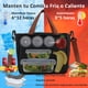 thumbnail image 3 of Gran Capacidad Bolsa del Almuerzo, Bolsas Térmicas para Hombres y Mujeres Reutilizable, con Correa, Tenedor, Cuchara, Cristales Hielo, Forro a Prueba de Fugas, para Picnic, Trabajo, Camping, 3 of 4
