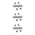 thumbnail image 4 of Thinsony 10pcs Auto Car Tire Wheel Grey Long Plastic Air Valve Stem Caps Cover Replacement for Infiniti TPMS25306 Type2 NO2, 4 of 6