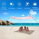 thumbnail image 3 of Toldo para carpa de playa BEW, 3 x 3 m, protección UV UPF 50+, rosa, 3 of 7