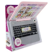 Disney Princess Style Collection Pink Pretend Laptop with Play Earbuds 5 Ways to Play