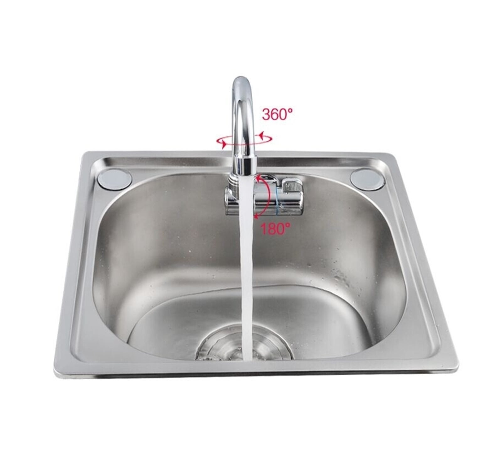 Caravan Boat 360 Degree Swivel Faucet Folding Hot And Cold Water Faucet Kitchen Bathroom RV Marine Deck Hatch Camper Accessories
--------
,Car Accessories