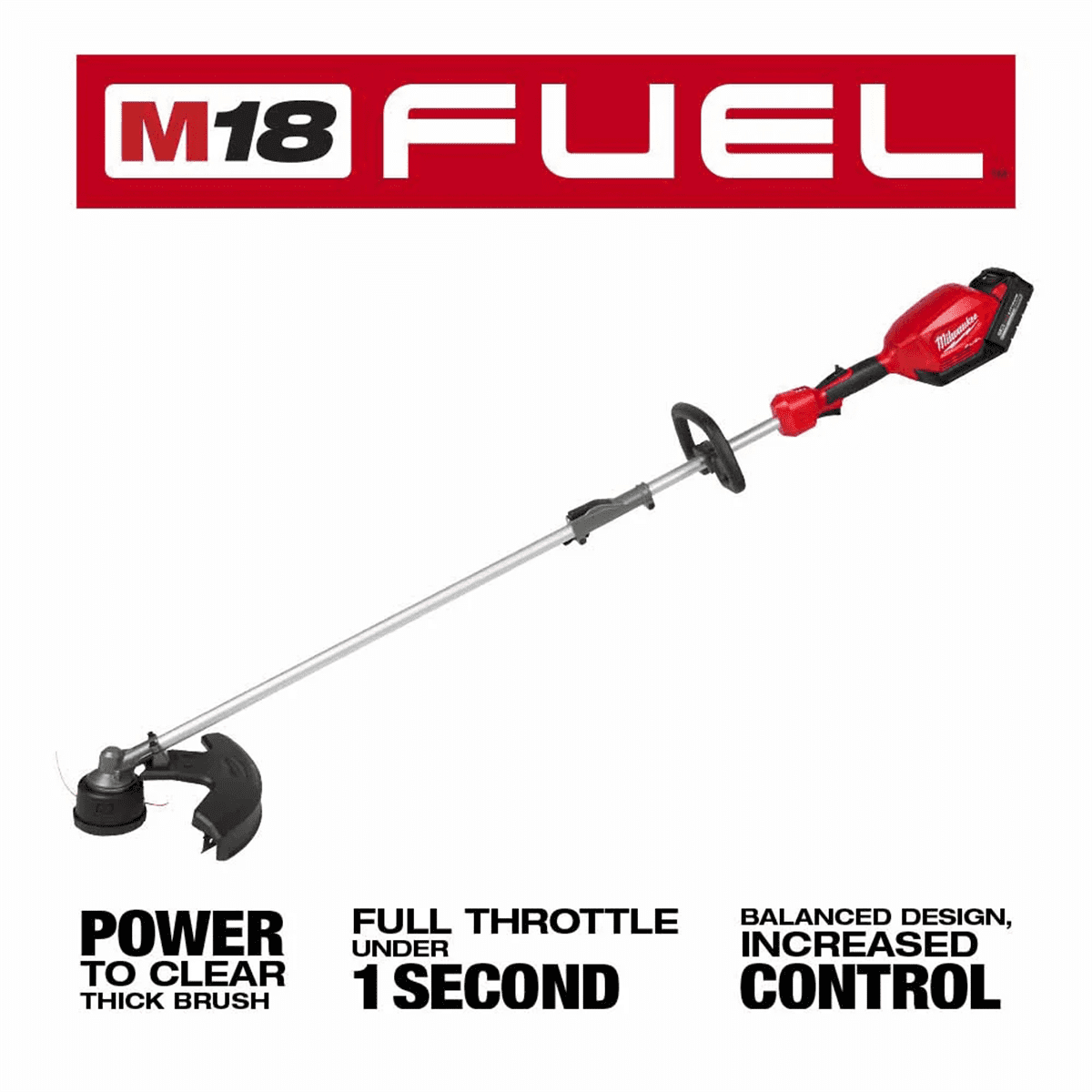 Milwaukee 2825-21ST M18 String Trimmer Kit w/ QUIK-LOK Attachment Capability